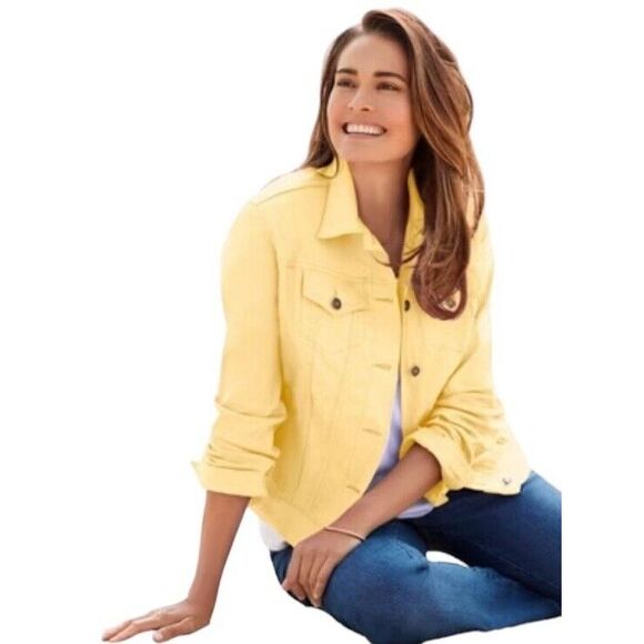 Charter Club Jackets & Blazers - Charter Club Yellow Women's Vest